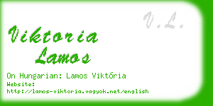 viktoria lamos business card